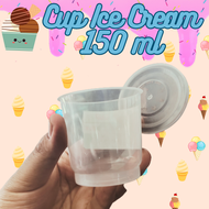 (25 pcs) CUP 150 ML CUP ES KRIM CUP PUDDING CUP ICE CREAM CUP SAUS CUP SELAI CUP 150ML CUP CONTAINER