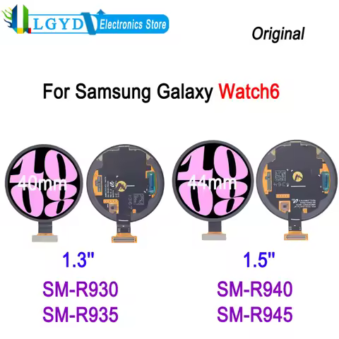 Watch6 Super AMOLED Screen Touch Screen Display For Samsung Galaxy Watch 6 40mm SM-R930 SM-R935 / Wa