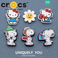 Jibbitz cross Shoe Buckle hello kitty Snoopy Cute Cartoon Shoes Accessories