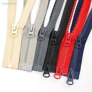 [IVY] Resin Zipper Open-end Single/double Sliders Zippers Two-way Jaet Coat Long Zip Diy Bag Garment