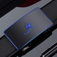 RONALDPOLO | เข็มขัดหนังผู้ชายพร้อมหัวเข็มขัดด้านในและหนังแท้เกรดบน