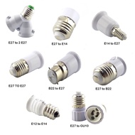 5pcs E27 to E14 Socket Adapter E27 GU10 G9 B22 E14 E12 Converter Led Lamp Bulb Base Conversion Holder