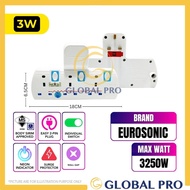 [SIRIM] T-Adaptor Soket Plug 3 Pin Adapter Plug Socket Wayar Extension Socket Plug 插头 Extension Plug