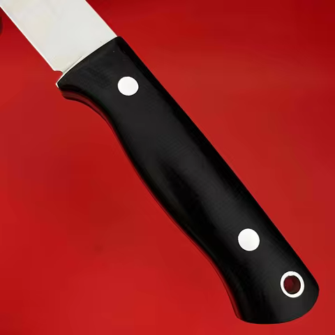 New 14C28N Outdoor Camping Skaan Blade Integrated Dragon Bone Small Straight Knife High Hardness Wil