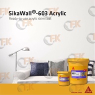 5KG SikaWall®-603 Acrylic (5kgs/WHITE) Ready-to-use Acrylic Skim Coat