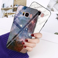 Casing Samsung Galaxy S8 S9 S8+ S9+ S8plus S9plus Tempered Glass Case Cover