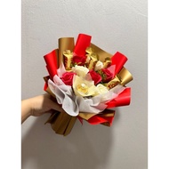 Chocolate bucket (soap flower 5chocolate 7flower)