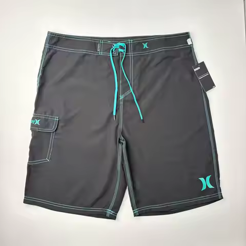 Big Plus Size 40 42 44 Vintage Original Hur Phantom One And Only 22-Inch Boardshort Beach Shorts Ber
