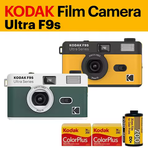 Kodak Ultra F9s Camera 35mm Original Retro Camera Film 135mm Film With Flash Manual Non-Disposable C
