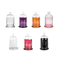 [Dolity2] Cloche Candle Holder with Top Handle for Nuts Display