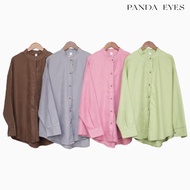 PANDAEYES KEMEJA CORDUROY WAIZA ROUND NECK (CLO-CN0301BL)