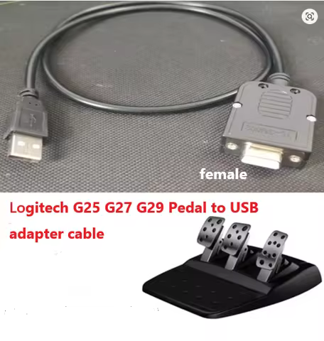 fit for G29 G27 G25 Pedal to USB Adapter Cable Converter G29 pedal DIY Modification Parts MOD