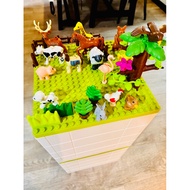 [SG Seller] Duplo Compatible Building Blocks Accessories Animals Car Vehicle Kids Toddler Toys