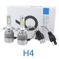 TaffLED Car Headlight LED H4 COB 2 PCS - C6