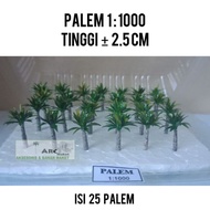 Model Miniature King Palm Tree/ 1:1000 Scale for Architecture