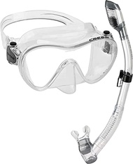 Cressi Italian Boutique Collection - Tempered Glass Lens Frameless Scuba Snorkeling Dive Mask, Clear