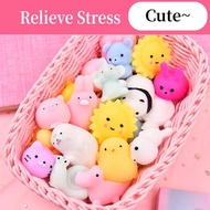 Cute Mini Animal Squishy Toys Squeeze Ball Toys Fidget Toys Pinch Kneading Toy Stress Reliever Toys