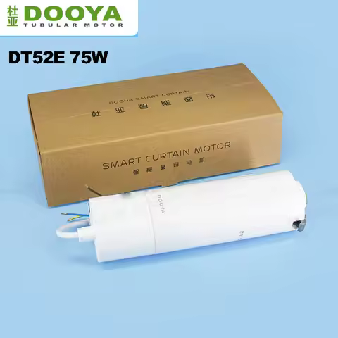 Dooya Electric Curtain Motor DT52E 75W RF433 Remote Control Open/Close Motor Smart Home Automation,P