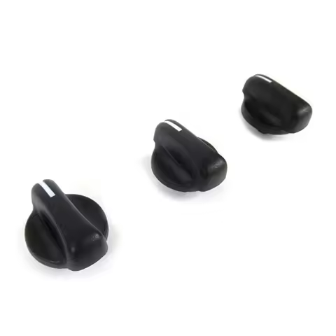 3Pcs Car Climate Control Switch Knobs Dials Cover For 1999-2005 Jeep Wrangler 05011218AC 1EJ51BD1AA