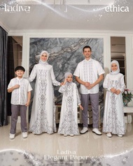 Sarimbit Ethica Ladiva Elegant Paper/Sarimbit Ethica Terbaru 2026/ Baju Keluarga