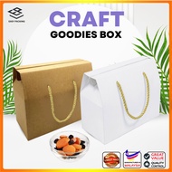 Kraft Board Box / Craft Paper Packaging Box / Kotak Hadiah Brown Card / Hamper Box