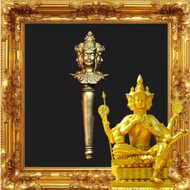 (SG555) Maha Phrom Setti Mai Kru 泰国佛牌 Thai Amulet Lp Veera Wat Hom Sin 2562 +