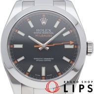 二手勞力士Milgauss腕錶116400(V)，附保固卡，不鏽鋼男士腕錶，黑色，拋光，2009年，成色極佳。