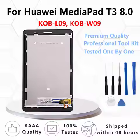 NEW 8.0"For Huawei Mediapad T3 8 KOB-L09 Lcd KOB-W09 LCD Display Touch Screen Digitizer Assembly Rep