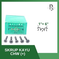 Wood Screw / Wood Screw CHW (+) 1 inch x 6mm
