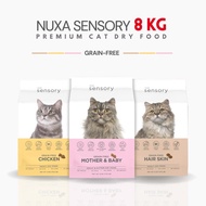 Sensory 8Kg Cat Food Grain Free Nuxa Sensory Cat Dry Food Makanan Kucing