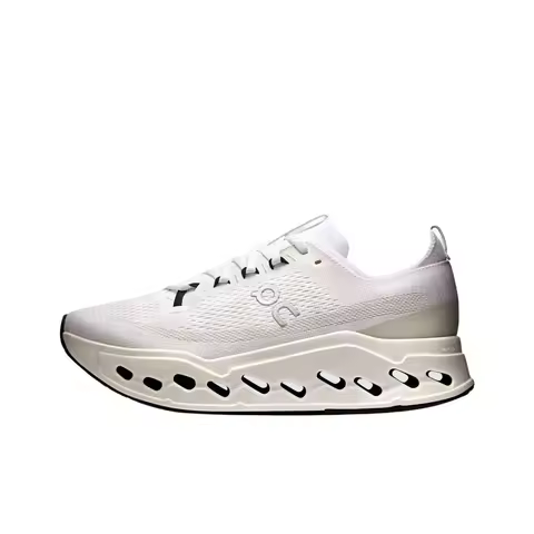 On Cloudsurfer Max Breathable Low top Long Distance Running Shoes Men's White 3MF30431200