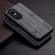 Case for Oppo Reno 10 Pro Reno10 Pro Plus 5G funda bamboo wood pattern Luxury Leather phone coque for oppo reno 10 pro case capa