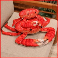 GC Realistic Crab Plushie Plush Doll Sea Crab Snow Crab King Crab Soft Pillow Ornament