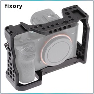 [fixory] Camera Cage Video Rig Replacement For  A7M3 AR3 A7II A7III A7S2