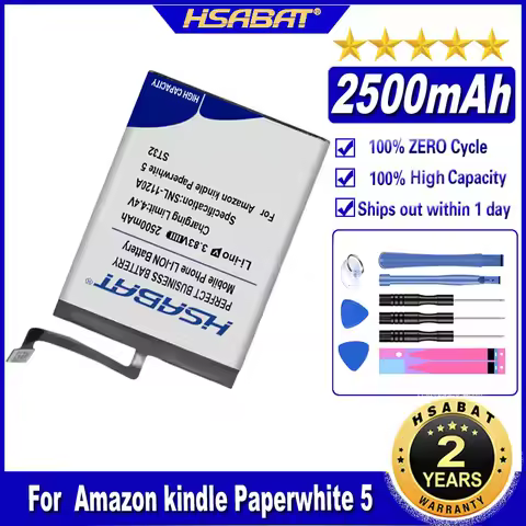 HSABAT ST32 26S1027 2500mAh Battery for Amazon kindle Paperwhite 5 kpw5 58-000426 1ICP3/61/79 Batter