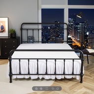 Decorative Ruffled Bed Skirt Solid Color Bed Cover Home Hotel Bed Skirt with Surface Bedsheet Protec