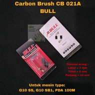 Carbon Brush CB 021A BULL Charcoal Bostel Armature G10SS G10SB1 CB021 A 999 021