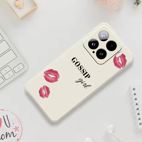 Gossip Girl Style Phone Case For Xiaomi 15 15 Ultra Mi 14T 13T 12T 11T Pro Silicone Cover For Xiaomi