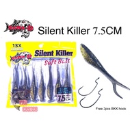 SAWAD SILENT KILLER 7.5cm SOFT LURE FISHING LURE