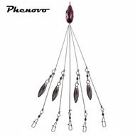 [Phenovo] Freshwater and Saltwater Alabama Rig Soft Swimbait Umbrella Rig Stainless Steel