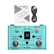 เครื่องเป่าลม M-VAVE 2-in-1 Looper เอฟเฟกต์แบบคู่เครื่องลูมเปอร์แป้นเหยียบ