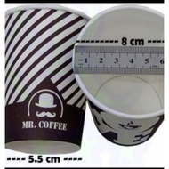 [ 50pcs ] Paper Cup 9oz MIX Motif 9OZ Coffee Paper Cup Heat Resistant Motif