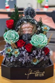 popmart 官方正貨skullpanda 光織園系列 沐木💚花藝禮盒 保鮮花 永生花 生日 情人節 聖誕節 紀念日 禮物 男朋友 女朋友  閨蜜 送禮 追求 特別節日