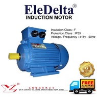 EleDelta 1.1KW/1.5HP /415V/50Hz/B3, three phase motor