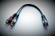 (全新大量)音頻 3.5mm母 轉 RCA公 轉接線 Audio Cable