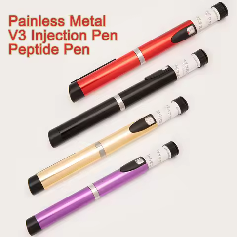 Metal Insulin Pen V3 Injection Peptide Pen Syringe Refillable Insulin Pen Syringe Pen for Insulin In