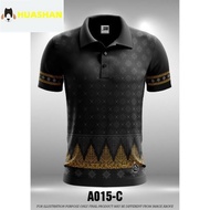 A015 BATIK SONGKET SUBLIMATION POLO COLLAR TSHIRT