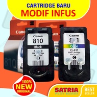 Catridge BARU Canon 810 811 Mode Modif Infus Cartridge Tinta PG-810 CL-811 iP2770, MP287, MP237