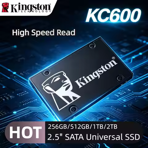 Kingston KC600 2TB 1TB 512GB 256GB SATA3 2.5 Inch Internal Solid State Drive for Desktop Laptop Stor