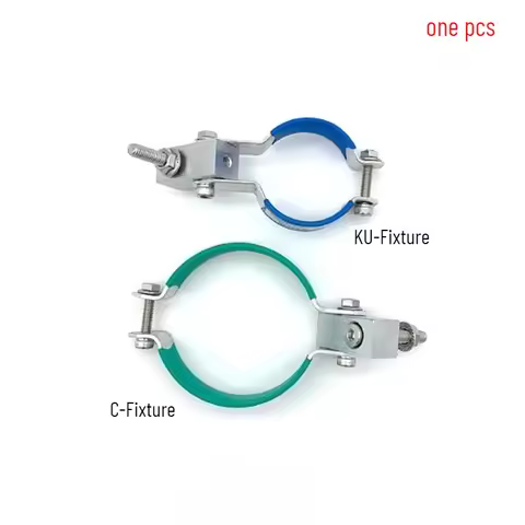 1pcs KU Pot Main Coke Metal Fixture C-Band / Ku-Band LNB Holder for Satellite Dishes Bracket Weather